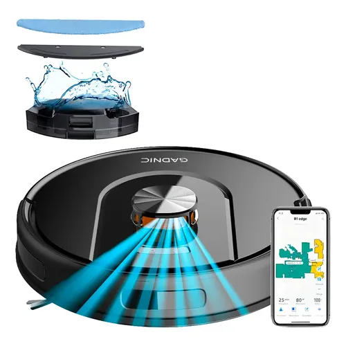 Aspiradora Robot Trapeadora Gadnic V51, vista superior